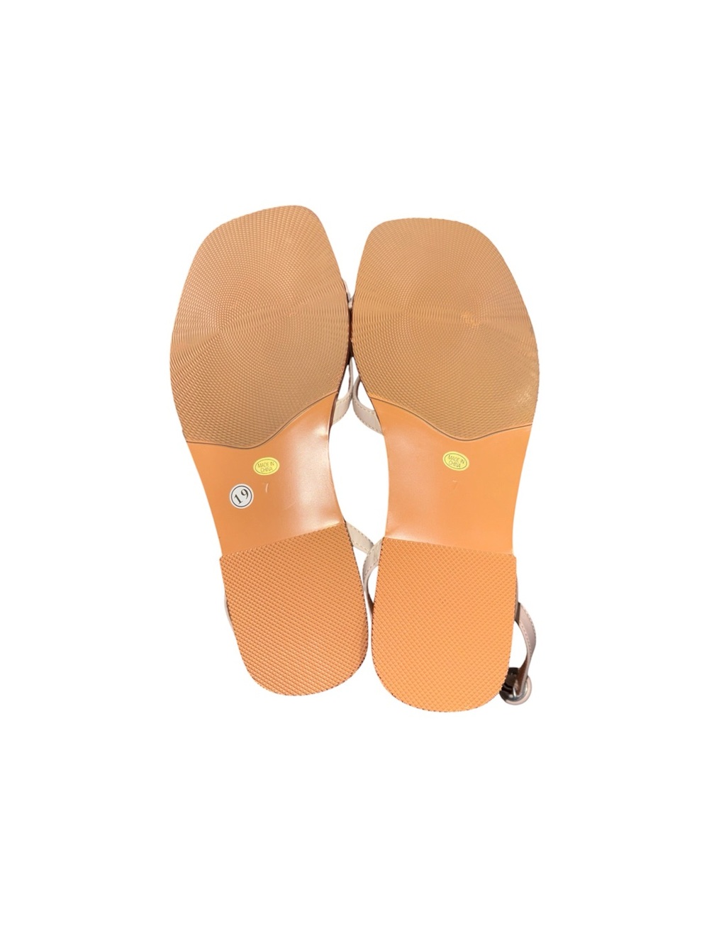 Unbranded Strappy Euro Summer Gladiator Flat Sandals In Ivory/Biege/Cream Size 7 - Picture 9 of 9